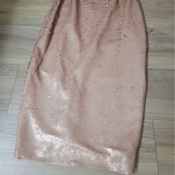 L'AGENCE Femme Sequin Cut-Out Midi-Dress Women's 2 Holiday Party Baddie - Picture 3 of 10